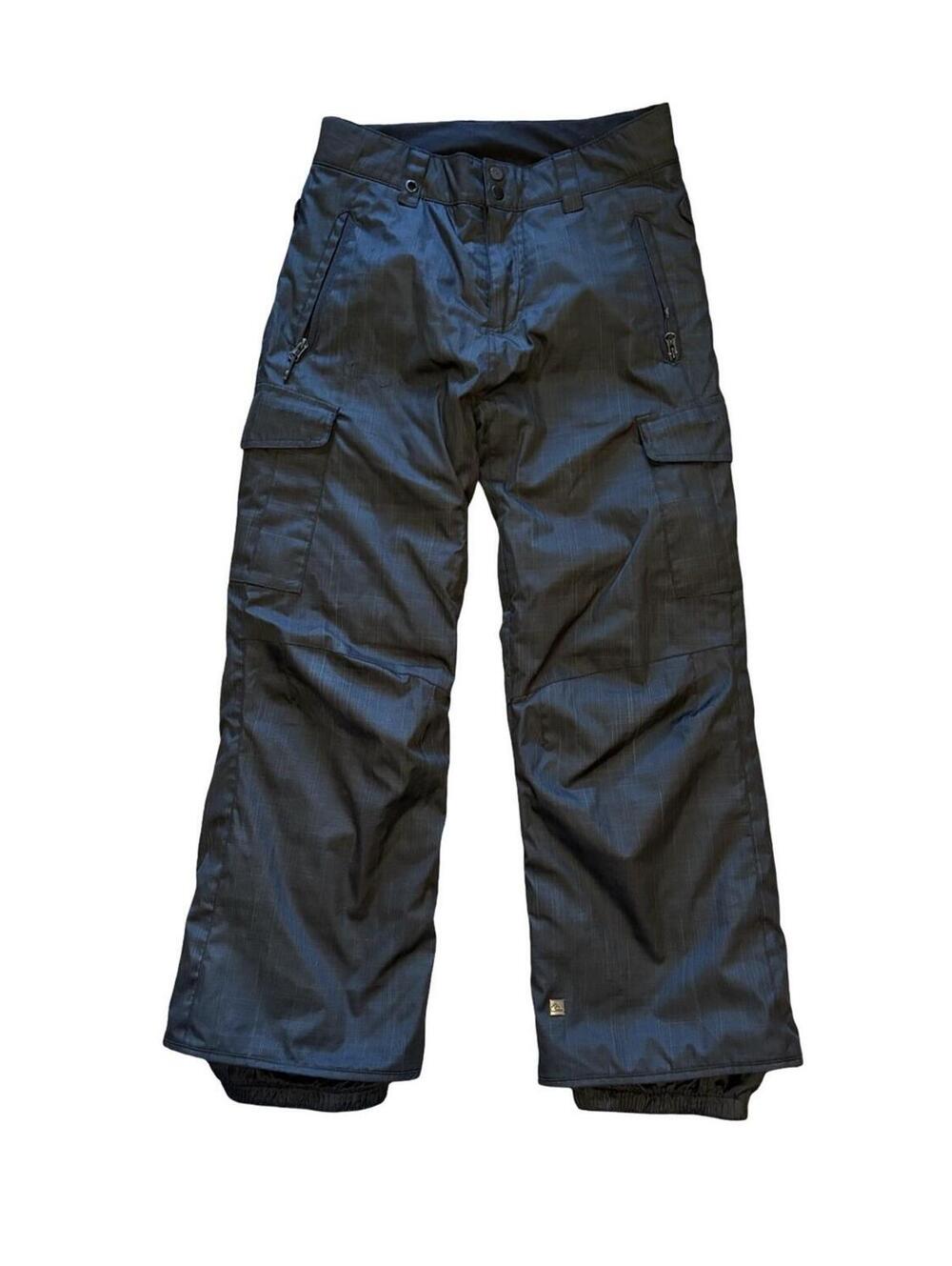 Quiksilver Dry Flight 10K Ski Youth Kids Snow Pants Size Large (14) Black